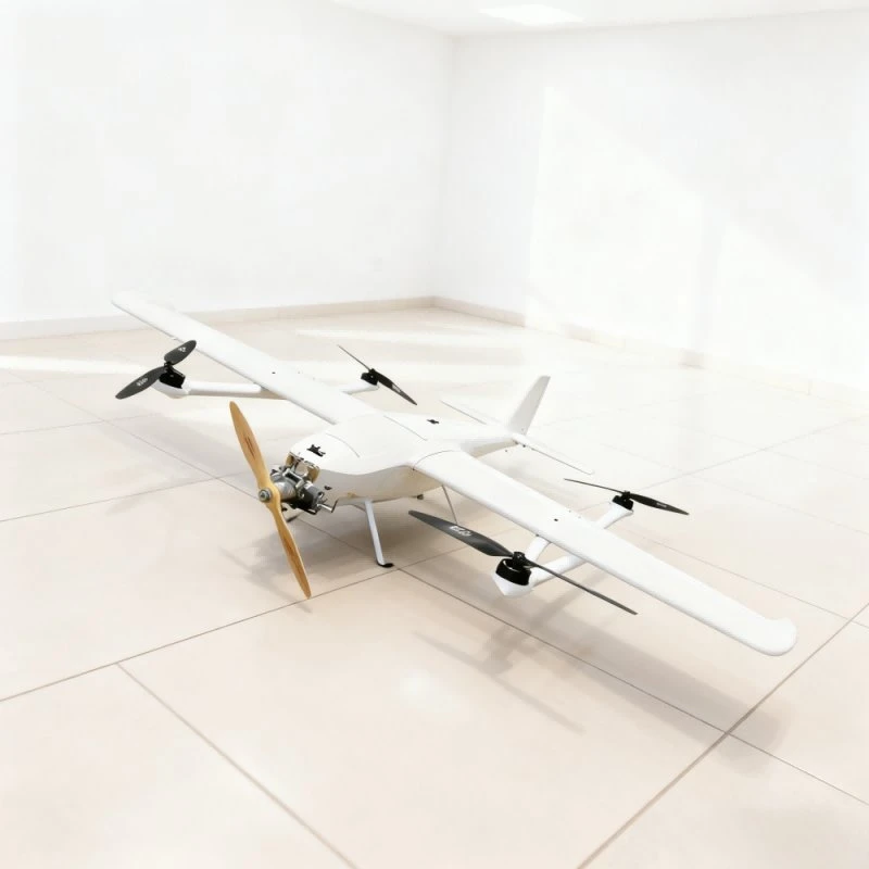 Dron z silnikiem benzynowym
